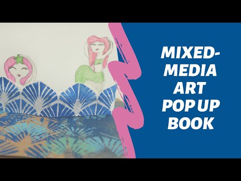 How to Make a Pop Up Book with Stencils!